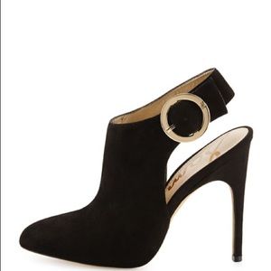 Sam Edelman Black Julien Suede Boots/Booties
